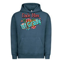 Pigment Midnight Navy little miss first grade Urban Hoodie - Jasminsmagicworld