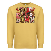 Three Up Three Down Baseball Premium Sweatshirt | Teevron