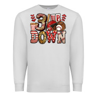 Dove Grey three up three down baseball Premium Sweatshirt - Jasminsmagicworld