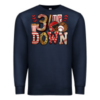 Navy three up three down baseball Premium Sweatshirt - Jasminsmagicworld