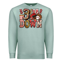 Seafoam three up three down baseball Premium Sweatshirt - Jasminsmagicworld