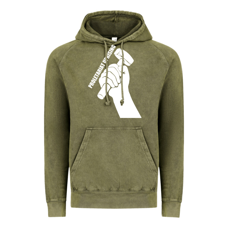 Proletariat Uprising Revolution Politics Vintage Hoodie by artisFamous | Teevron