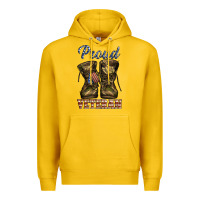 Lemon proud veteran camo shoes Premium Hoodie - Jasminsmagicworld