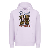 Lilac proud veteran camo shoes Premium Hoodie - Jasminsmagicworld