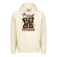 Sandshell proud veteran camo shoes Premium Hoodie - Jasminsmagicworld