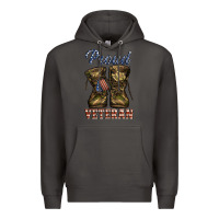 Smoke proud veteran camo shoes Premium Hoodie - Jasminsmagicworld