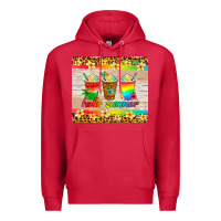 Cardinal hello summer ice coffee Premium Hoodie - Artiststas