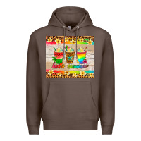 Coffee hello summer ice coffee Premium Hoodie - Artiststas