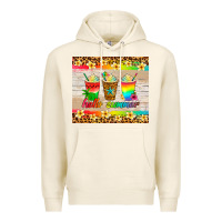 Tofu hello summer ice coffee Premium Hoodie - Artiststas