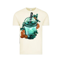 Vintage Arctic Winter Bobba Cup Vintage Tee - FaDigitalArtStudio
