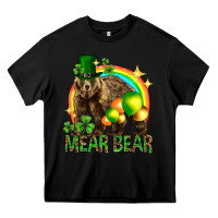 Black St. Patrick's Day mear bear Heavy Core Tee - HowdyJamesFarm