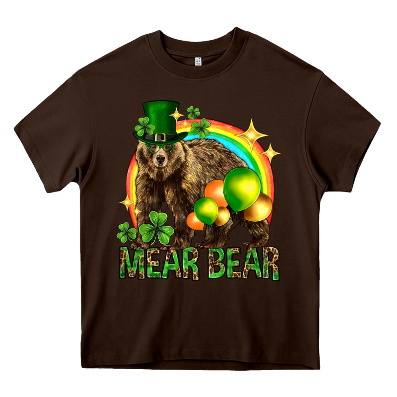 St. Patrick's Day Mear Bear Heavy Core Tee by HowdyJamesFarm | Teevron