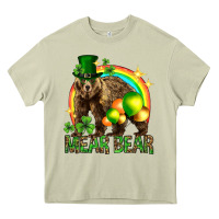 Mossy St. Patrick's Day mear bear Heavy Core Tee - HowdyJamesFarm