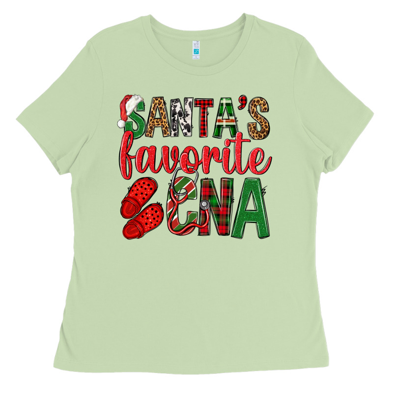 Santa's Favorite Cna Ladies Tee by BundleAndBundleShop | Teevron