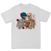 Skeleton Couple Valentine's Day Premium Tee | Teevron