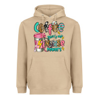 Coffee Gives Me Nurse Powers Heavyweight Hoodie | Teevron