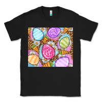 Black Easter eggs daisies carrots Classic Tee - OliviaCreatesArt