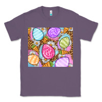 Lavender Easter eggs daisies carrots Classic Tee - OliviaCreatesArt
