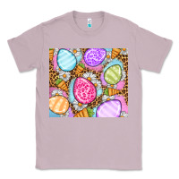 Lilac Easter eggs daisies carrots Classic Tee - OliviaCreatesArt