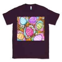 Plum Easter eggs daisies carrots Classic Tee - OliviaCreatesArt