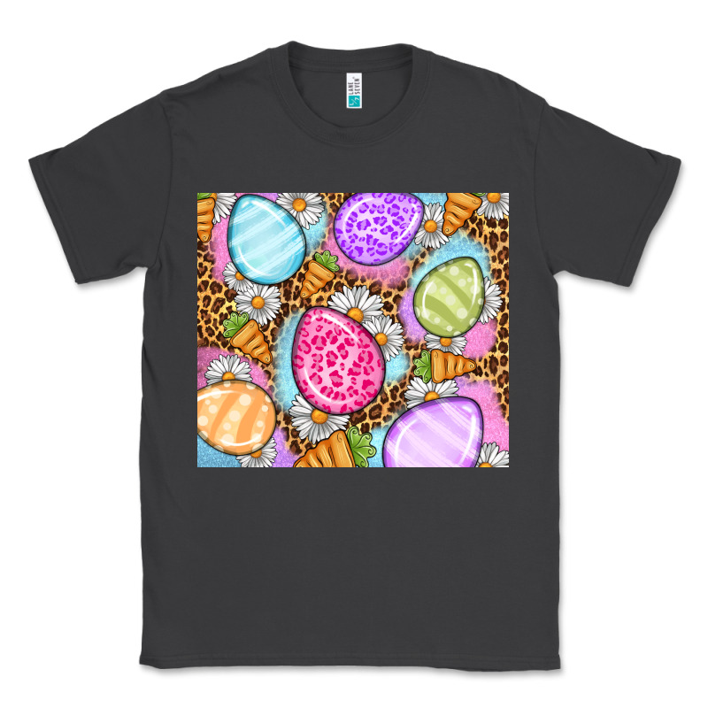 Easter Eggs Daisies Carrots Classic Tee by OliviaCreatesArt | Teevron