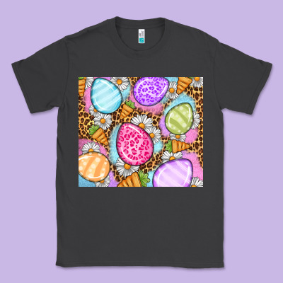 Easter Eggs Daisies Carrots Classic Tee Designed By Oliviacreatesart