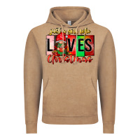 Vintage Coffee just a girl who loves christmas Vintage Hoodie - CowhideDigitalArt