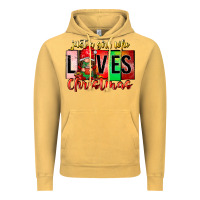 Vintage Mustard just a girl who loves christmas Vintage Hoodie - CowhideDigitalArt