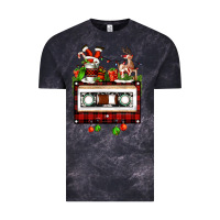Cloud Black christmas cassette Vintage Tee - FaDigitalArtStudio