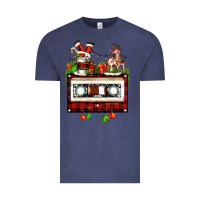 Vintage Denim christmas cassette Vintage Tee - FaDigitalArtStudio