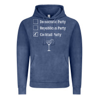 Vintage Denim democratic republican cocktail party funny Vintage Hoodie - artisFamous