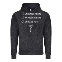 Vintage Black democratic republican cocktail party funny Vintage Hoodie - artisFamous