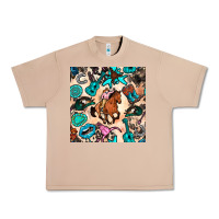 Burro western cowgirl seamless pattern Urban Heavy Tee - BundleAndBundleShop