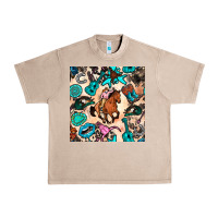 French Oak western cowgirl seamless pattern Urban Heavy Tee - BundleAndBundleShop