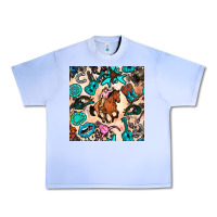 Grape Ice western cowgirl seamless pattern Urban Heavy Tee - BundleAndBundleShop
