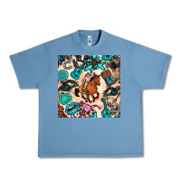Pebble Blue western cowgirl seamless pattern Urban Heavy Tee - BundleAndBundleShop