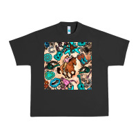 Pigment Black western cowgirl seamless pattern Urban Heavy Tee - BundleAndBundleShop
