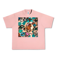 Salmon western cowgirl seamless pattern Urban Heavy Tee - BundleAndBundleShop