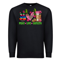 Black But first cafecito y chismecito Premium Sweatshirt - RanaPortraitStore