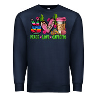 Navy But first cafecito y chismecito Premium Sweatshirt - RanaPortraitStore