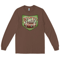 Chestnut Christmas Pocket Long Sleeve Tee - CowhideDigitalArt