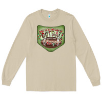 Mushroom Christmas Pocket Long Sleeve Tee - CowhideDigitalArt