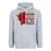 Heather Grey Always chingona sometimes cabrona but never pendej Heavyweight Hoodie - RanaPortraitStore
