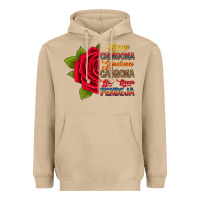 Mushroom Always chingona sometimes cabrona but never pendej Heavyweight Hoodie - RanaPortraitStore