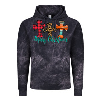 Cloud Black merry Christmas cross Vintage Hoodie - CowhideDigitalArt