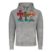 Cloud Rock merry Christmas cross Vintage Hoodie - CowhideDigitalArt