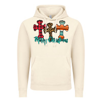 Vintage Artic merry Christmas cross Vintage Hoodie - CowhideDigitalArt