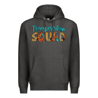 Charcoal Heather transportation squad Premium Hoodie - Artiststas