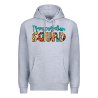 Heather Grey transportation squad Premium Hoodie - Artiststas