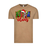 Vintage Coffee Christmas papa claus Vintage Tee - FaDigitalArtStudio